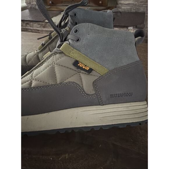 TEVA GREY/ OLIVE WATERPROOF EMBER COMMUTE SNEAKER BOOT, MEN US 7 main image 8